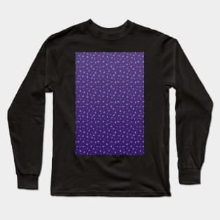 Midnight Rose Pattern Long Sleeve T-Shirt